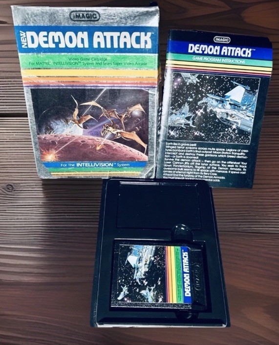 Demon Attack Game By Imagic For Intellivision Cib Cleaned &Tested 5/20/26 #3