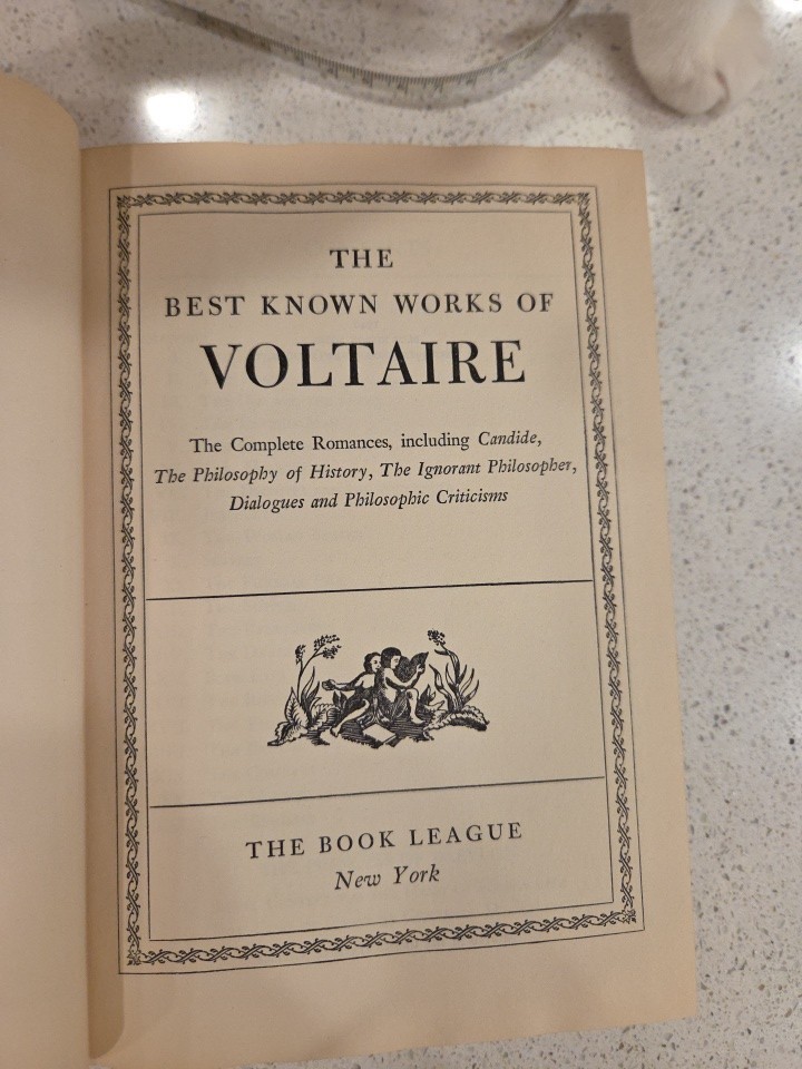 The Best Known Works of Voltaire Complete Romances Candide, Ignorant Philosopher