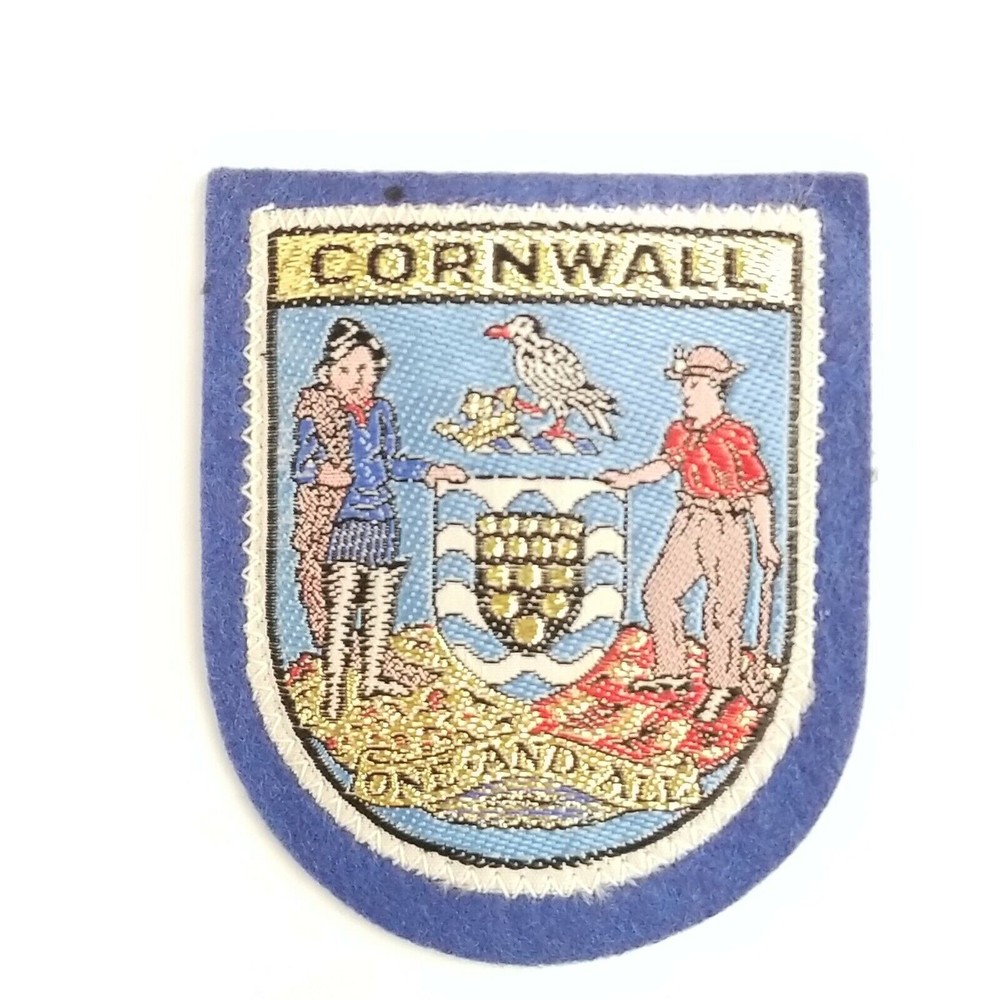 Cornwall England One and All Souvenir Patch Travel
