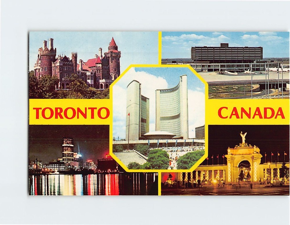 Postcard Scenes & Views Toronto Ontario Canada