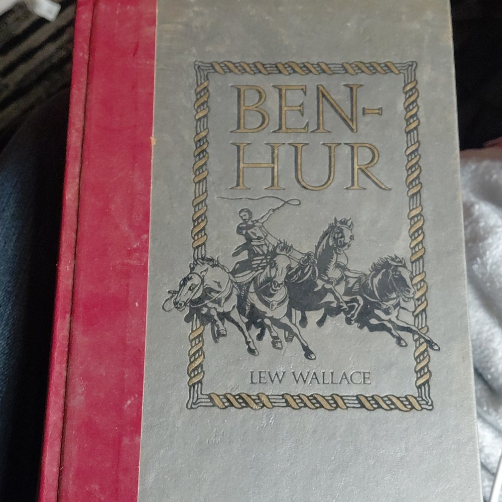 Ben-Hur by Lew Wallace Hardcover Novel - English Fiction Christianity