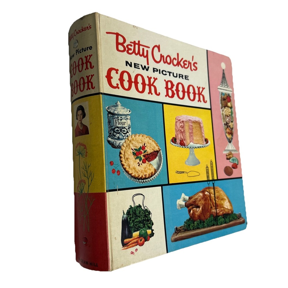 Vintage 1961 Betty Crocker New Picture Cook Book 1st Ed 6th Printing HC Spiral