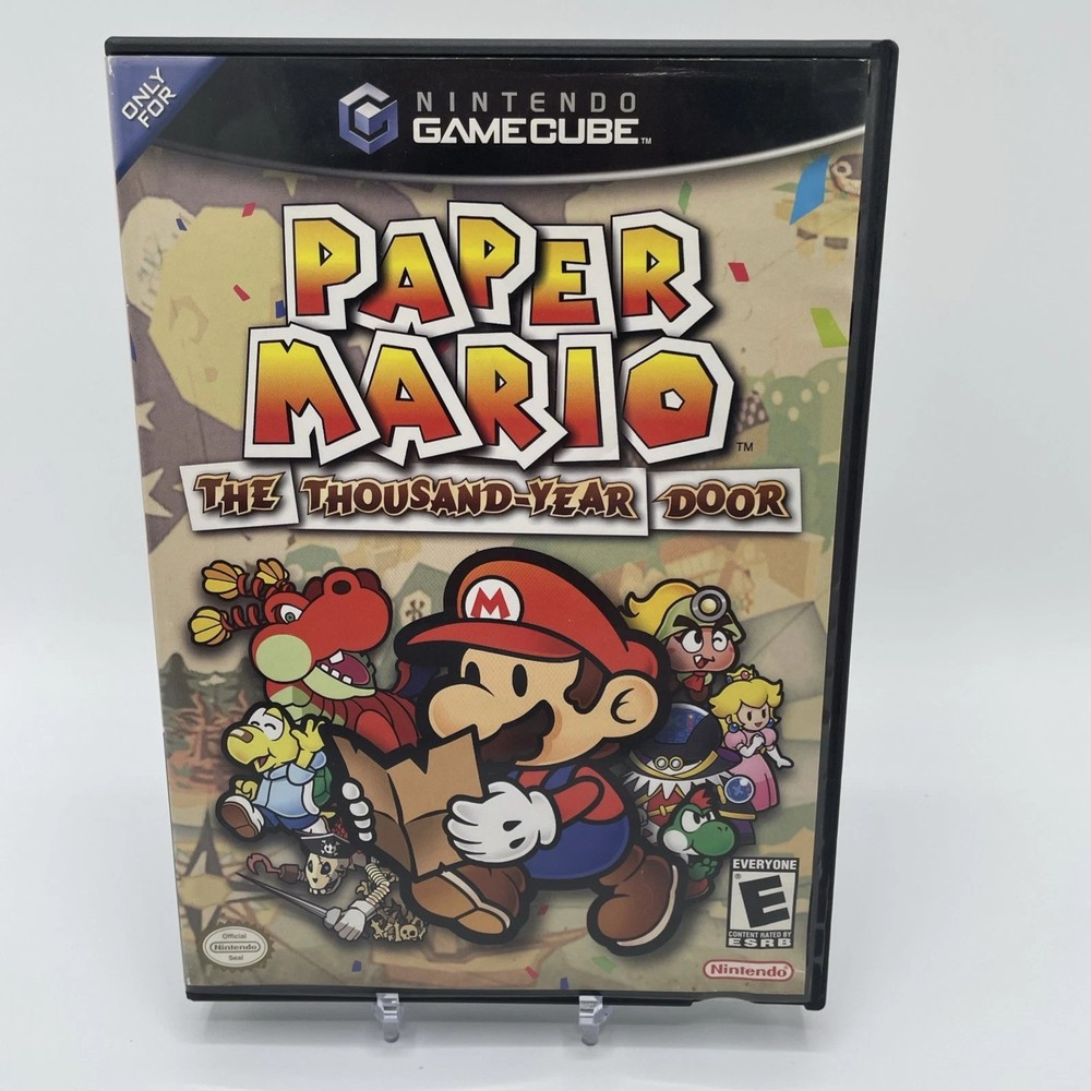 Paper Mario The Thousand-Year Door Nintendo Gamecube Complete CIB