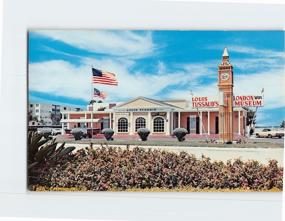 Postcard Tussaud's London Wax Museum St. Petersburg Florida USA
