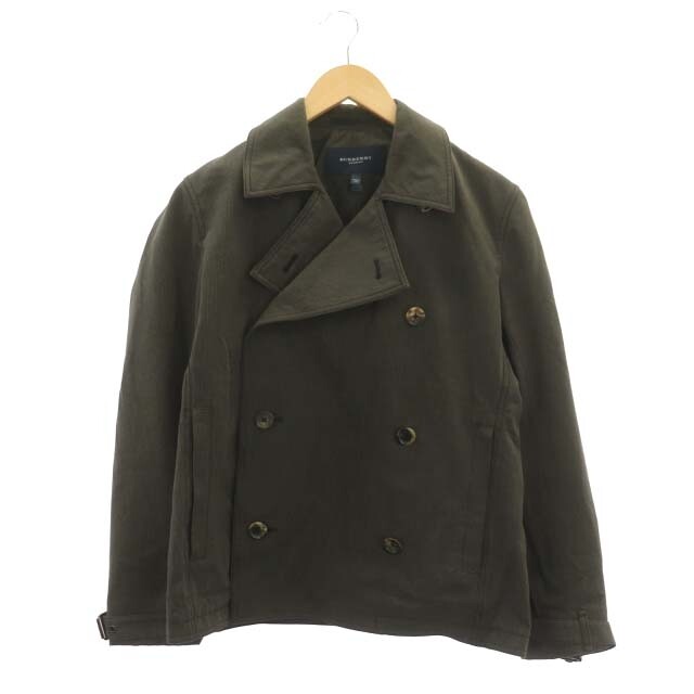 London Double Jacket Outer Tailored Cotton 10 Dark Brown /Nr Os Men'S