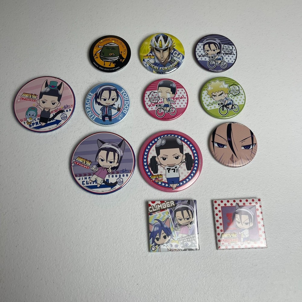 Yowamushi Pedal Badge Lot Anime Grande Road