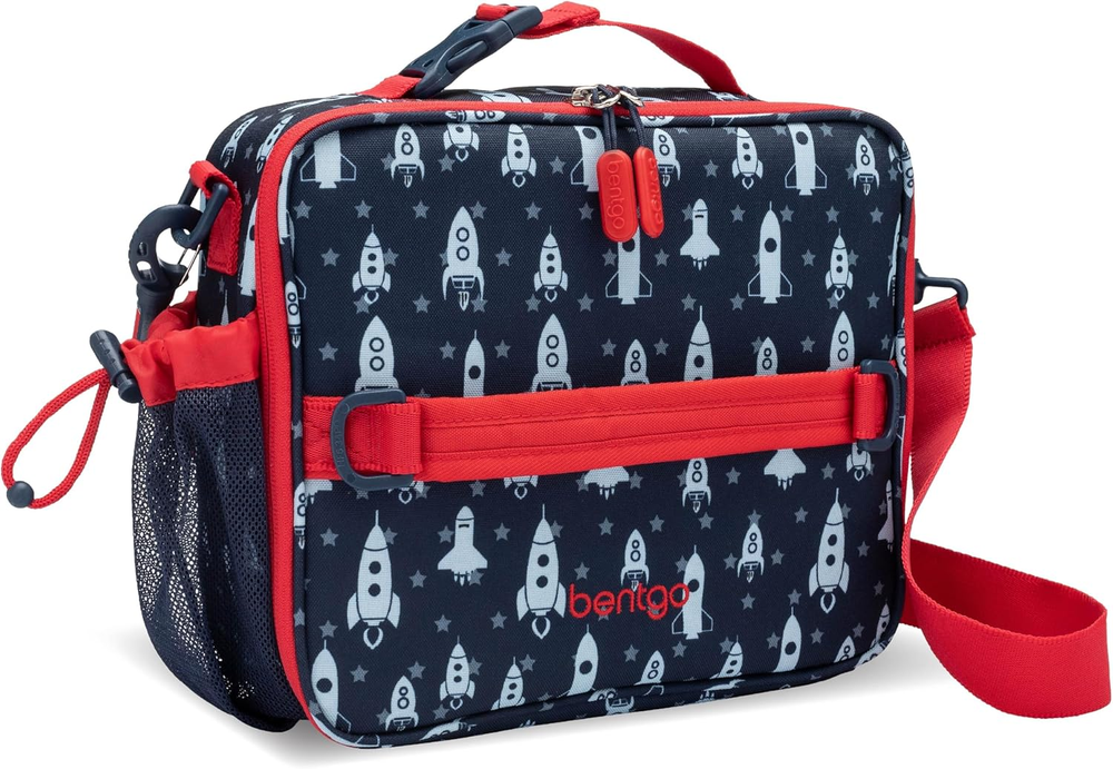 Durable Double-Insulated Kids Lunch Bag for Ages 3+ Holds Lunch Box & Snacks