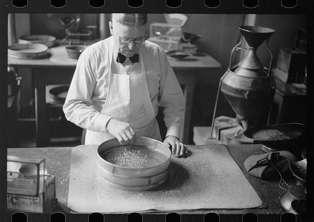 Minneapolis Minnesota 1939 Wheat Impurities Testing Grain Inspection Dept