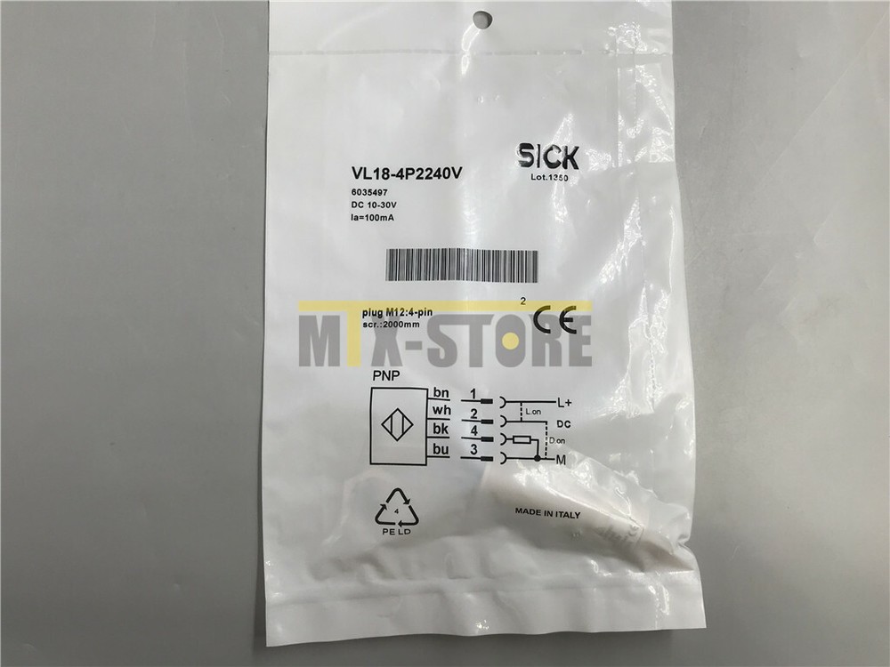 1PC New SICK Photoelectric Switch VL18-4P2240V Sensor&Proximity Switch