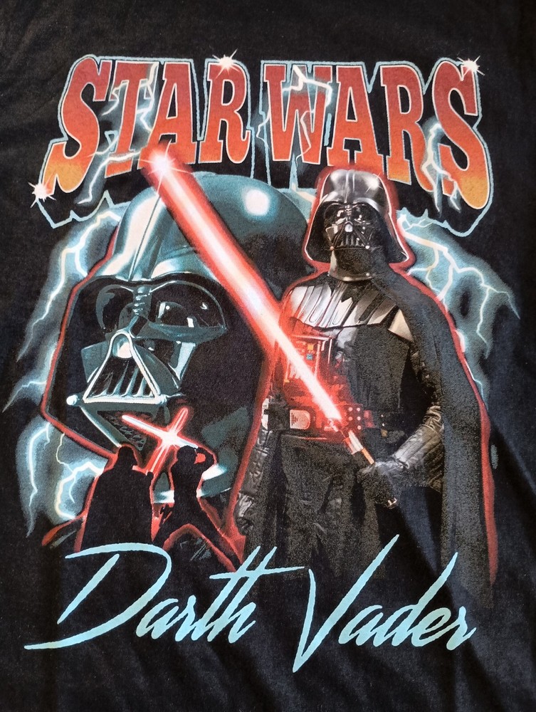 Star Wars Darth Vader Men's Black T-shirt Size Small