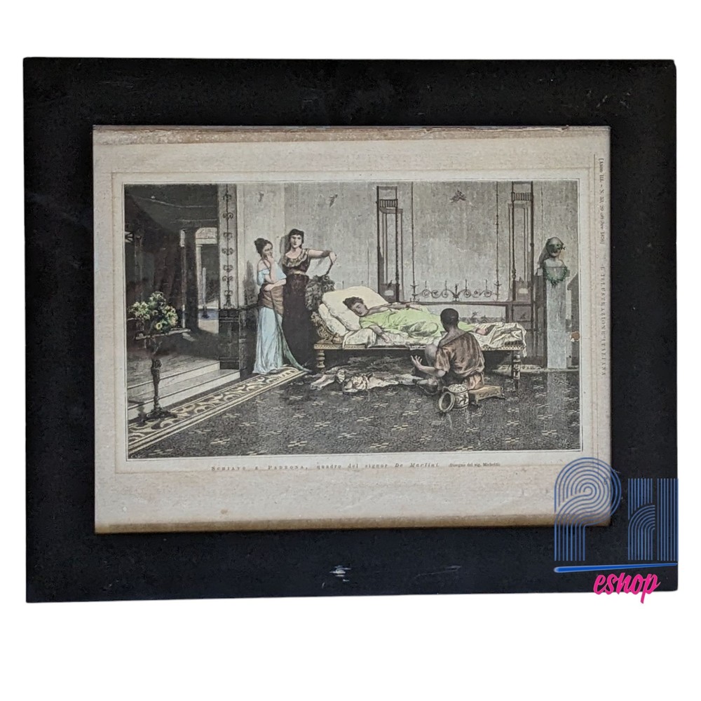 Framed paper print replica 