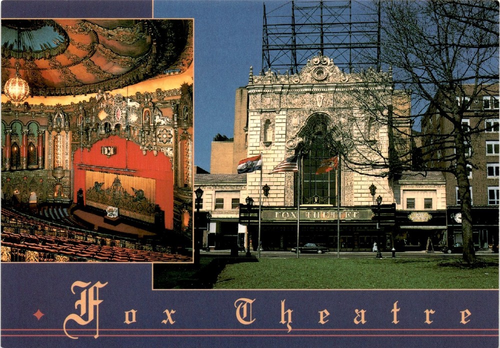 FOX THEATRE, SAINT LOUIS, Fabulous Fox, St. Louis, James Blank Postcard