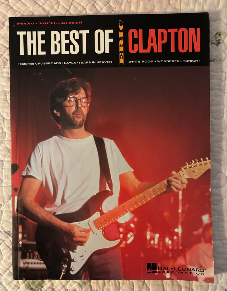 The Best of Eric Clapton Piano, Vocal and Guitar Chords Sheet Music