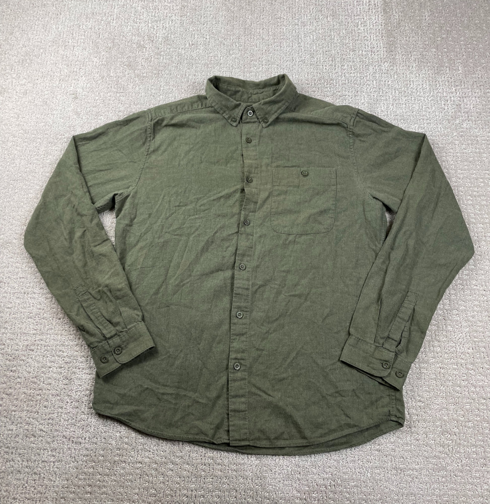 Patagonia Shirt Mens M Button Down Long Sleeve Orgnaic Cotton Outdoors Gorpcore