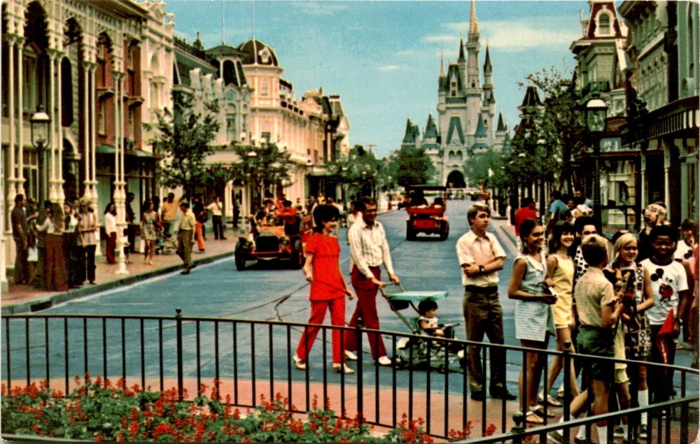 FLORIDA, Walt Disney World, MAIN STREET, U. S. A., Walt Disney Postcard