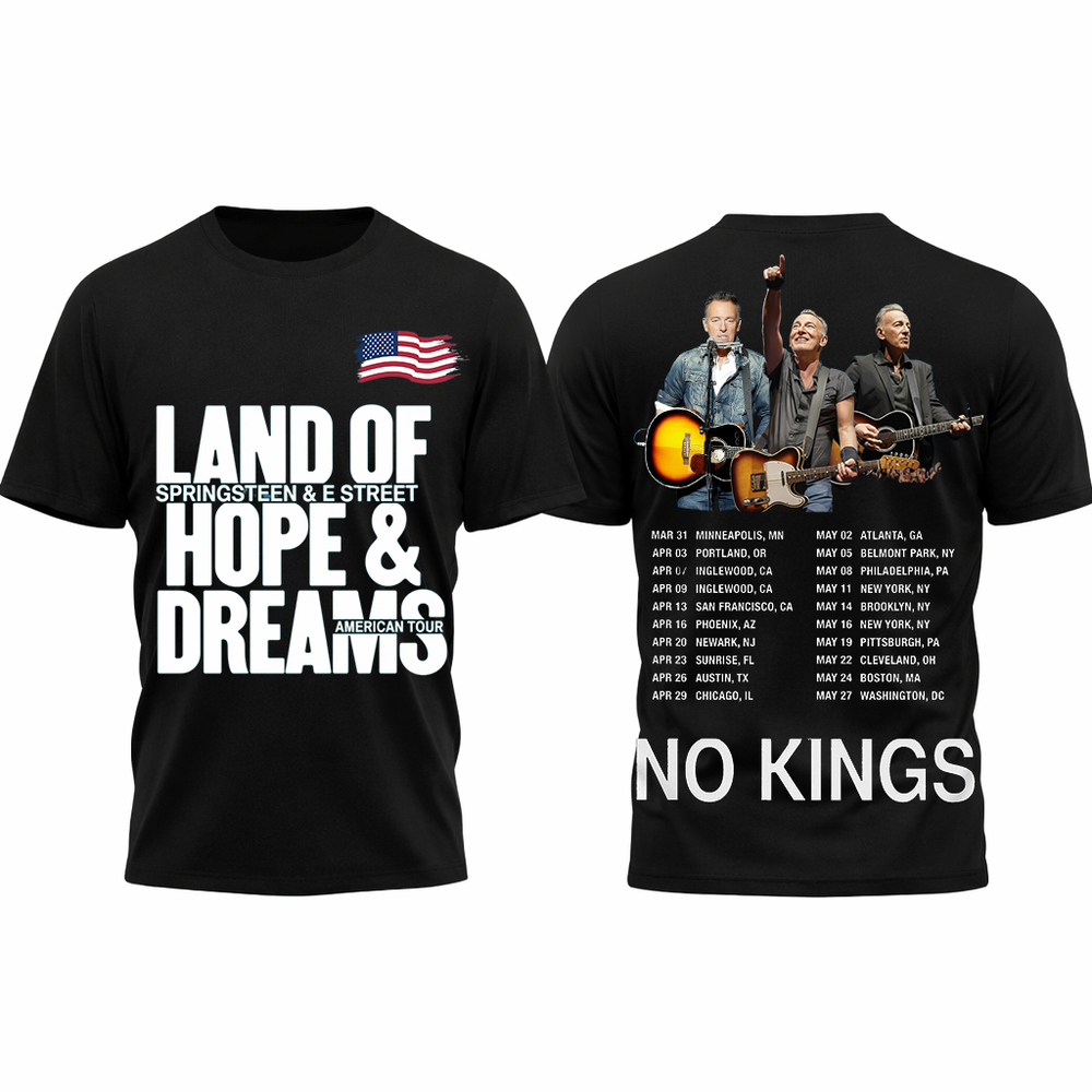 Bruce Springsteen & The E Street Band Tour 2026 Tshirt - All Over Shirt
