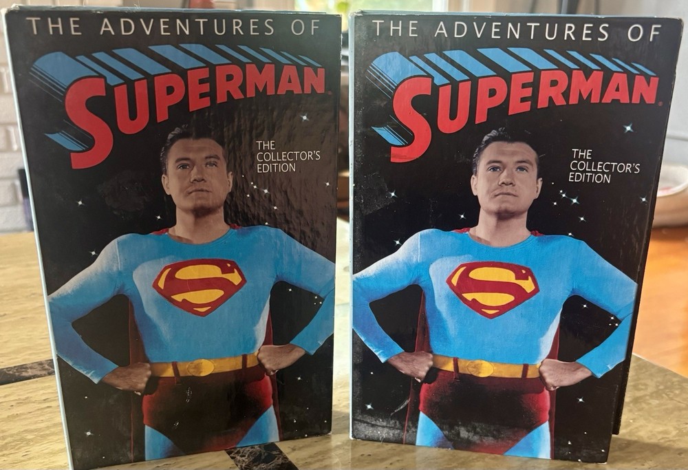 The Adventures of Superman (VHS, 1997) Two Tape Collectors Edition Bundle
