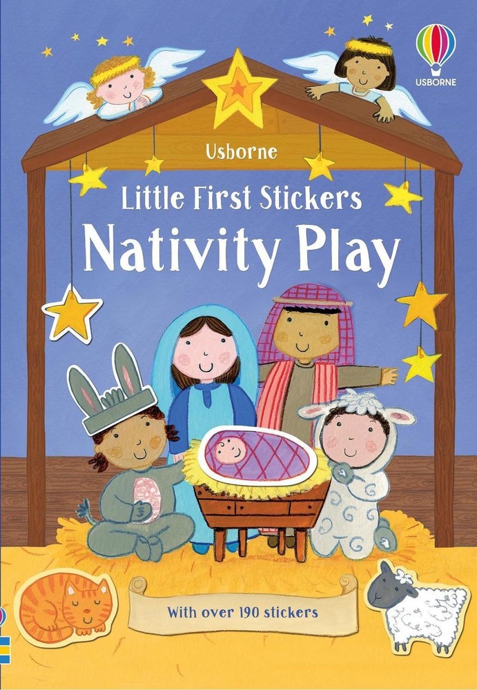 Little First Stickers Nativity Play by Felicity Brooks (English) Paperback Book