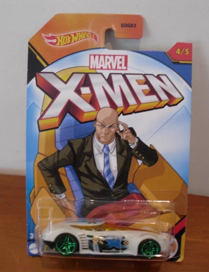 2023 Hot Wheels MARVEL X-MEN COVELIGHT * Professor * 4/5 DIECAST 1:64 G8120