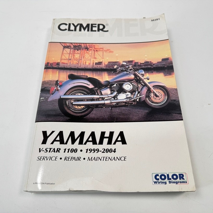 Yamaha V-Star 1100 Service Repair Maintenance Manual Clymer 2004 First Edition