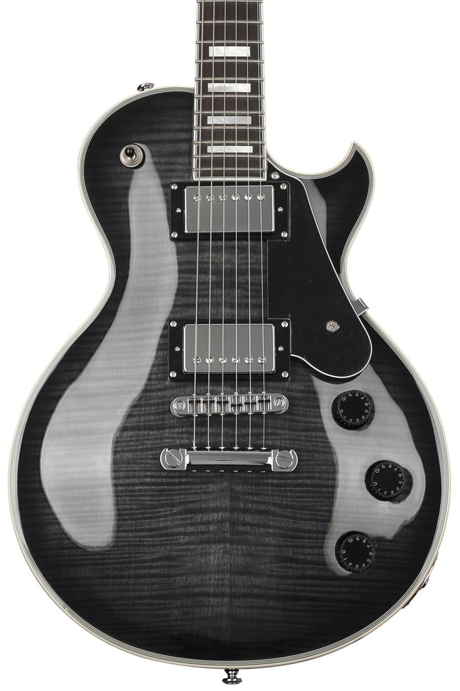 Schecter Solo-II Custom Electric Guitar - Trans Black Burst