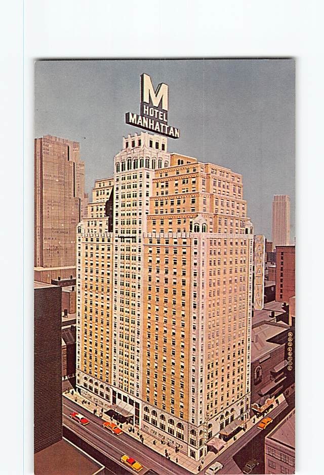 Postcard Hotel Manhattan NYC New York City USA North America