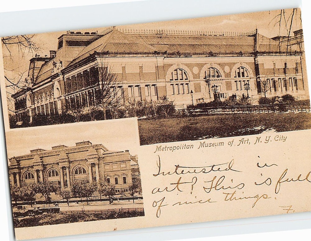 Postcard Metropolitan Museum Of Art NYC NY USA