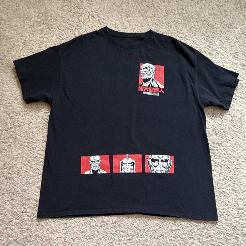 Attack on Titan Final Season Mens XL Graphic T-shirt