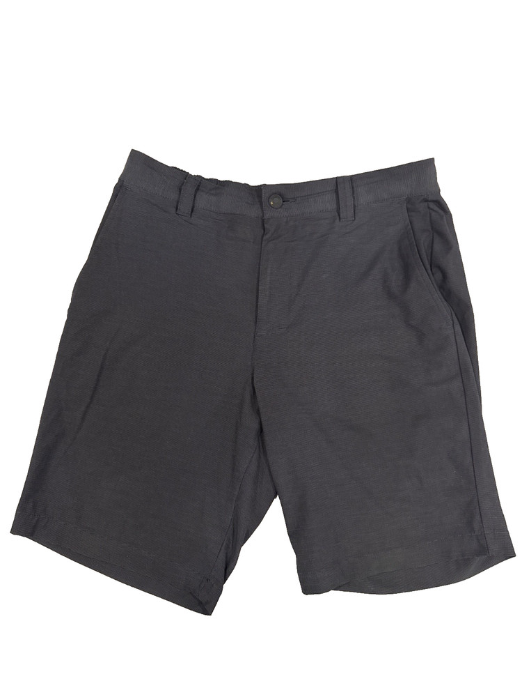 Banana Republic Men's Comfort Flat Front Shorts, Black, Size 32
