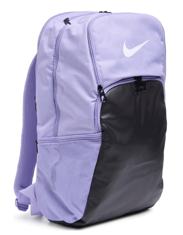 Nike BRASILIA Backpack XL Backpack Lilac Purple Black School Gym Bag DM3975 533