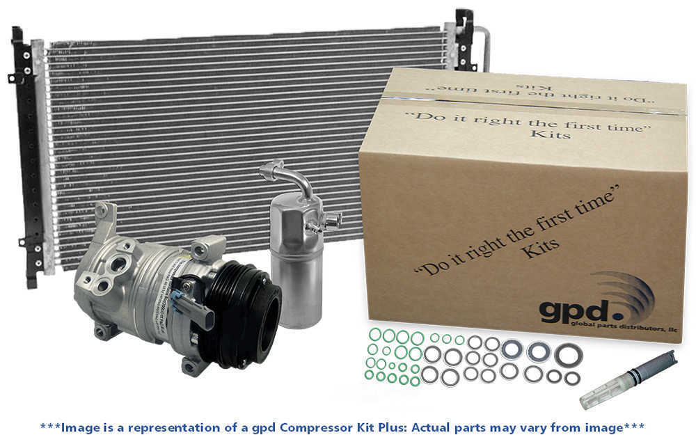 A/C Compressor and Condenser Kit New Global Replacement