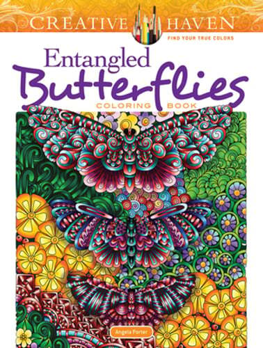 Creative Haven Entangled Butterflies Coloring Book by Dr. Porter, Angela: Used