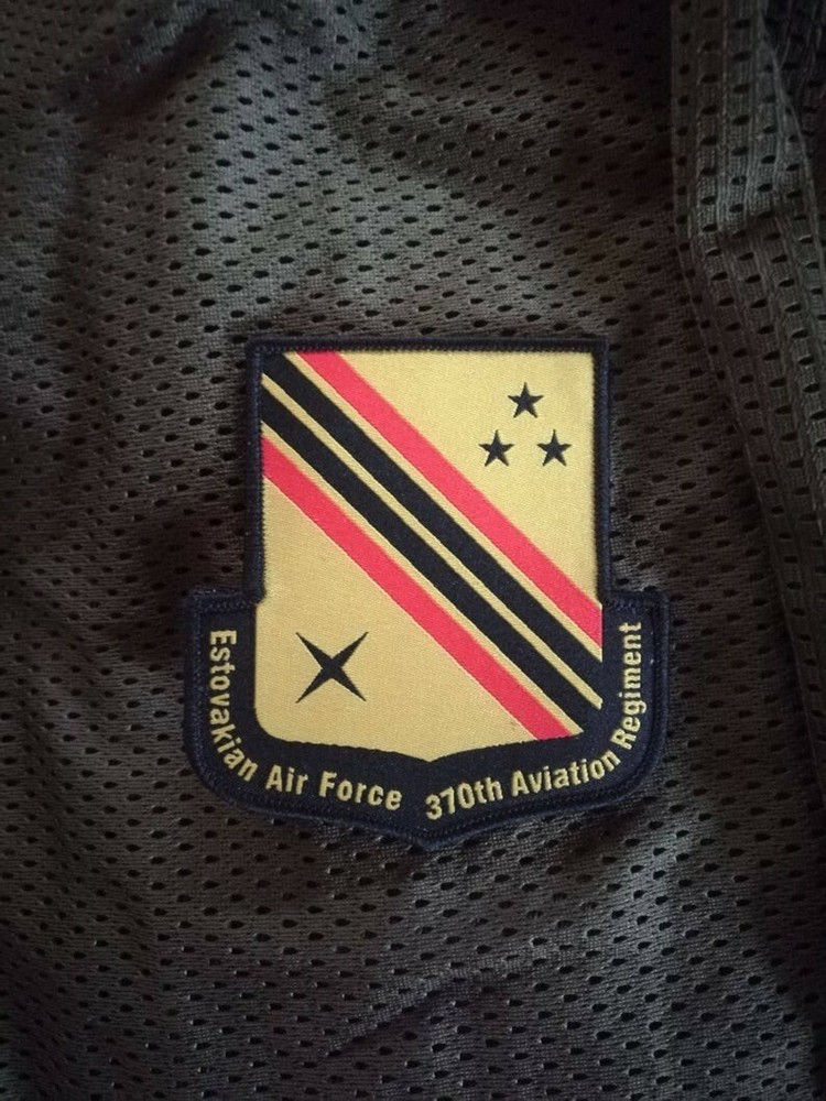 Ace Combat 6: 370th Aviation Estovakian Air Force, morale airsoft military patch-image