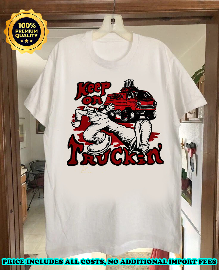 Vintage Keep on Truckin Robert Crumb T-shirt All Size S to 5XL BA356 FREE SHIPPI