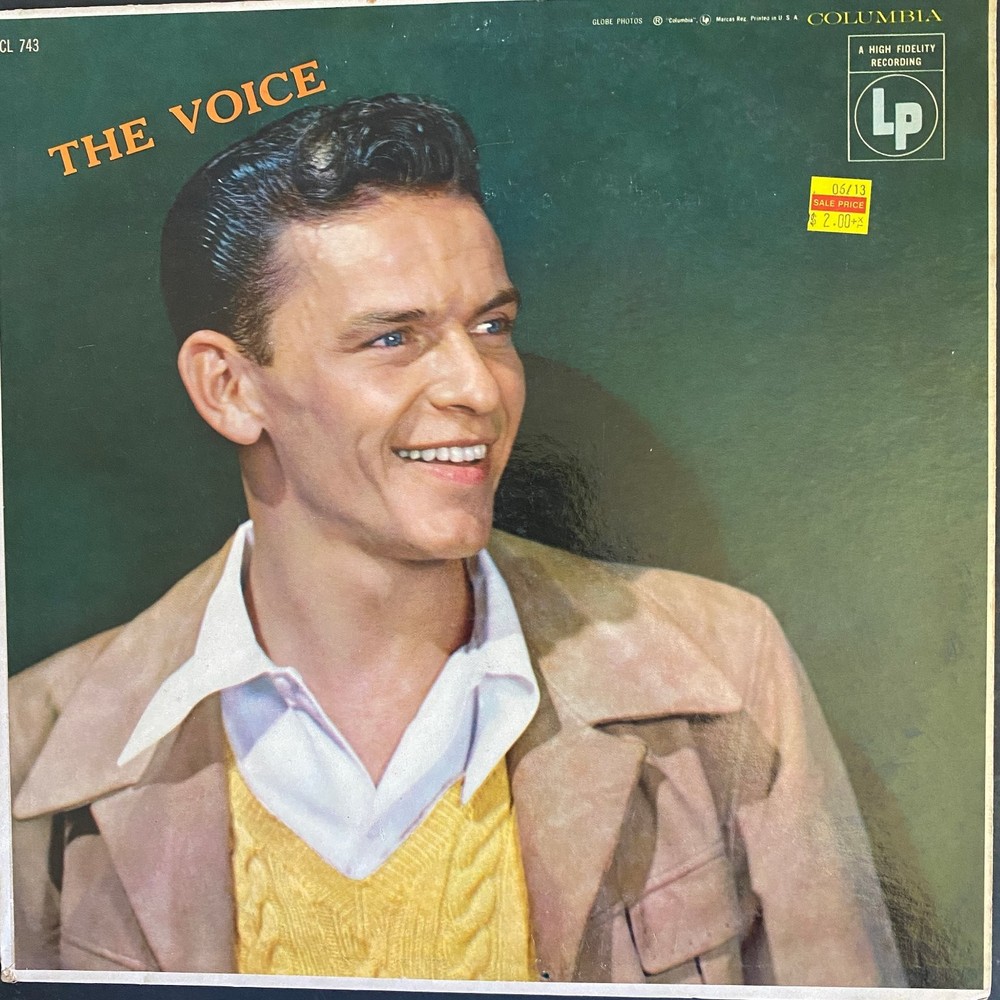 Frank Sinatra – The Voice LP Record 1956 Columbia Pop Vocal 33 RPM Mono
