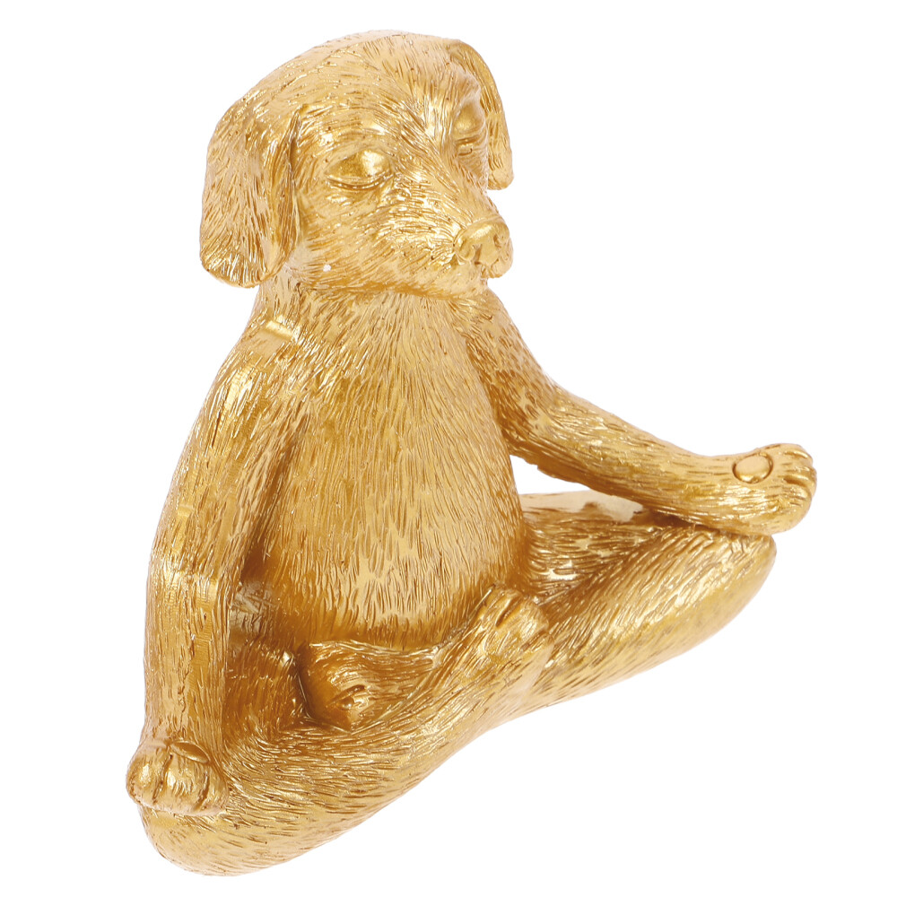 Dog Crafts Animal Yoga Sculpture Statue Animals Car Man Office