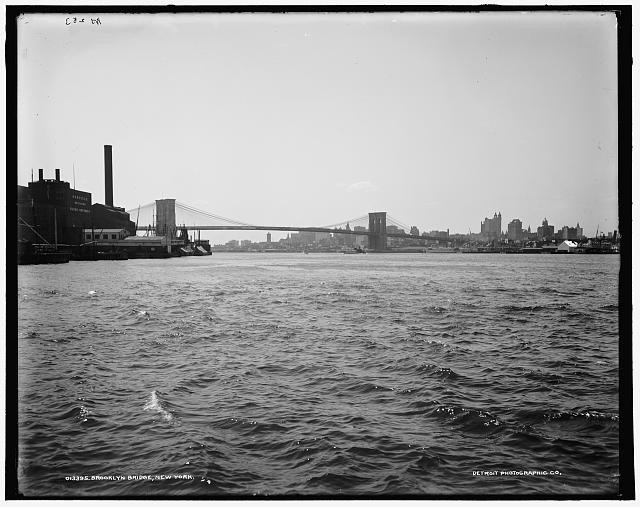 Photo:Brooklyn Bridge New York ca 1900