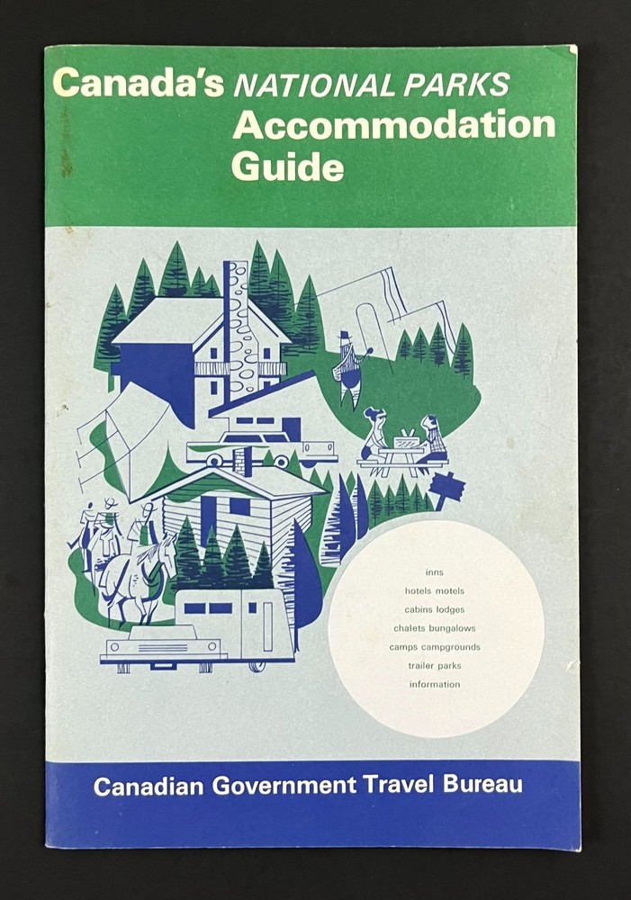 1966 Canada's National Parks Accommodations Lodging Guide Vintage Travel Booklet-image