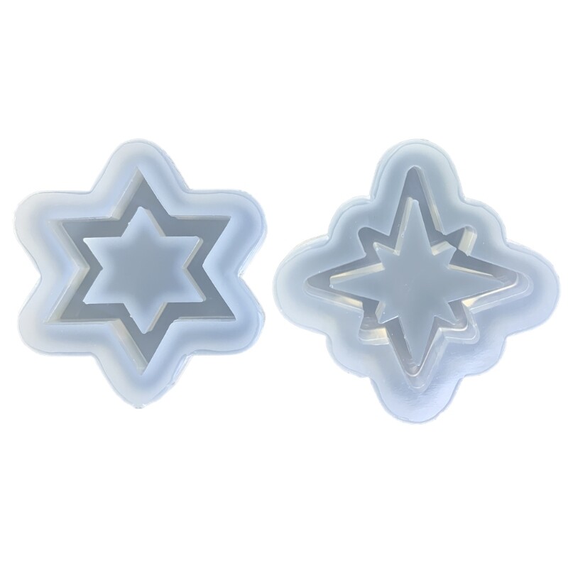 Shaker Crystal Epoxy Resin Mold DIY Hangings Pendant Silicone