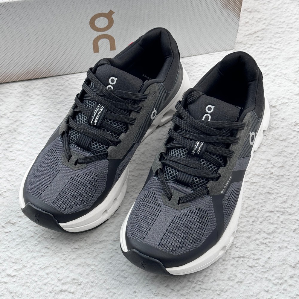 ON Cloudrunner 2 Eclipse Black Women's Running Shoes Cushion Comfort Sneaker
