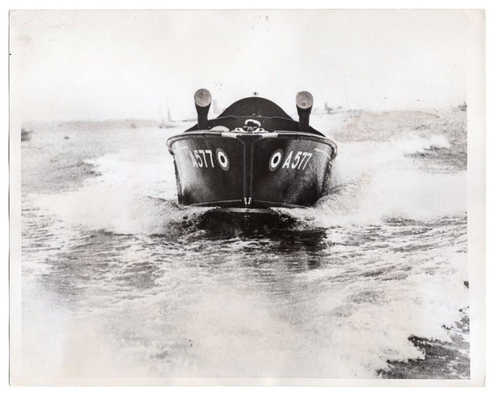 1937 New RAF Target Boats in Southampton Water England Original News Photo #2