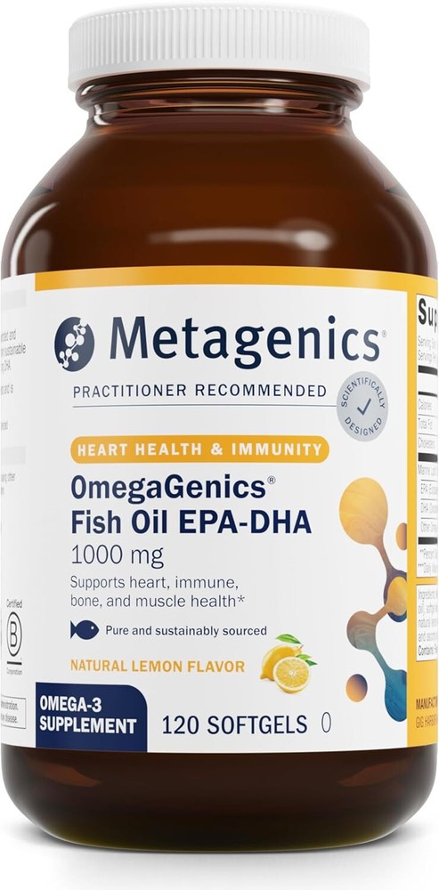 Metagenics OmegaGenics EPA-DHA 1000mg Fish Oil 120 Softgels