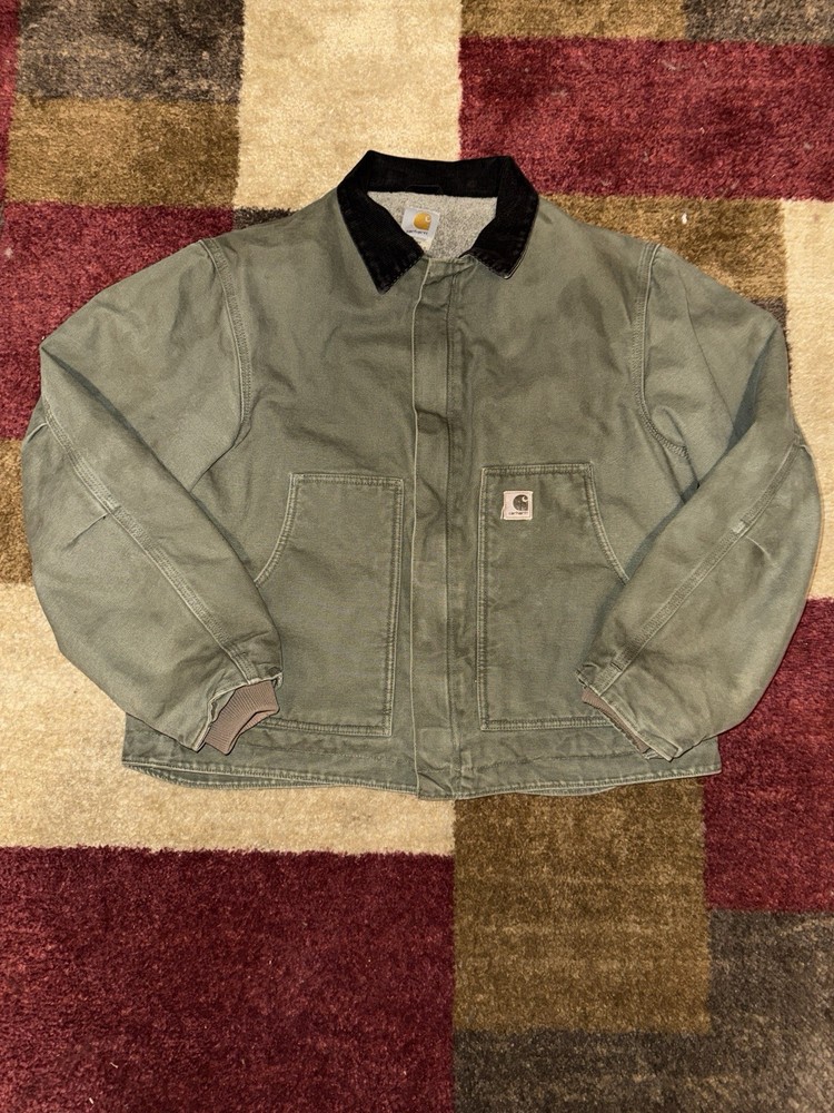 Vintage Carhartt J164 LOV Fleece Lined Dearborn Jacket 2000s Men’s Size Large
