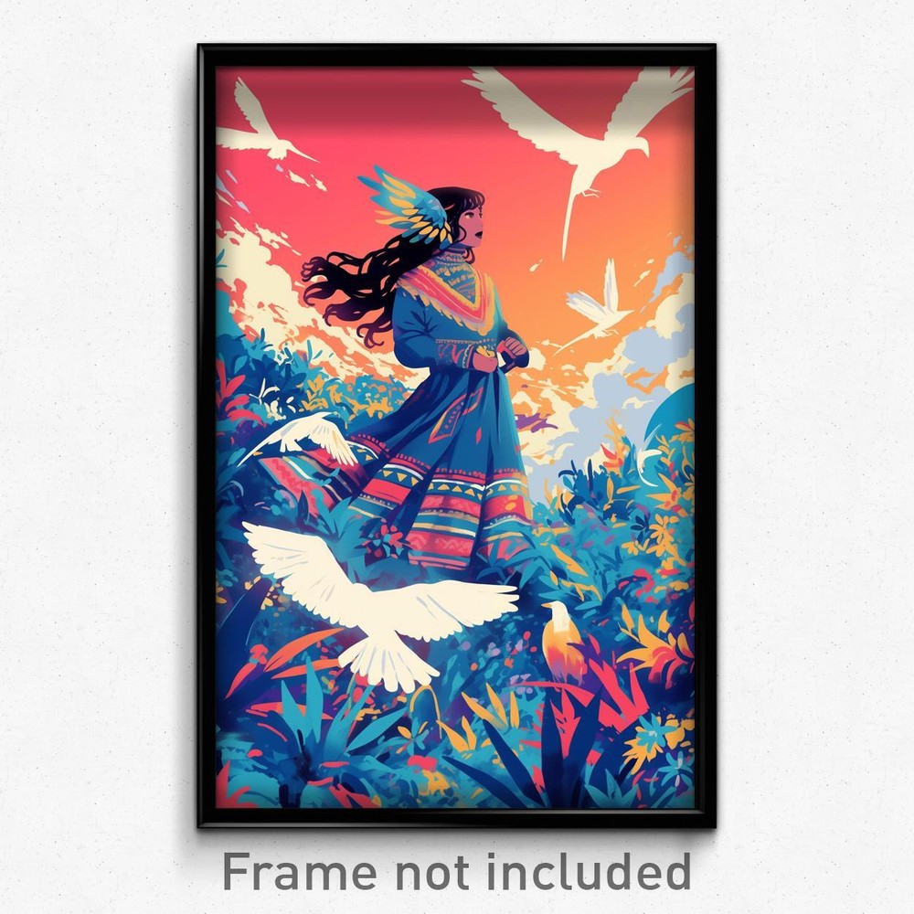 Vintage Mexican Movie Poster - Modern Amphitheatre Retro Film Art Print