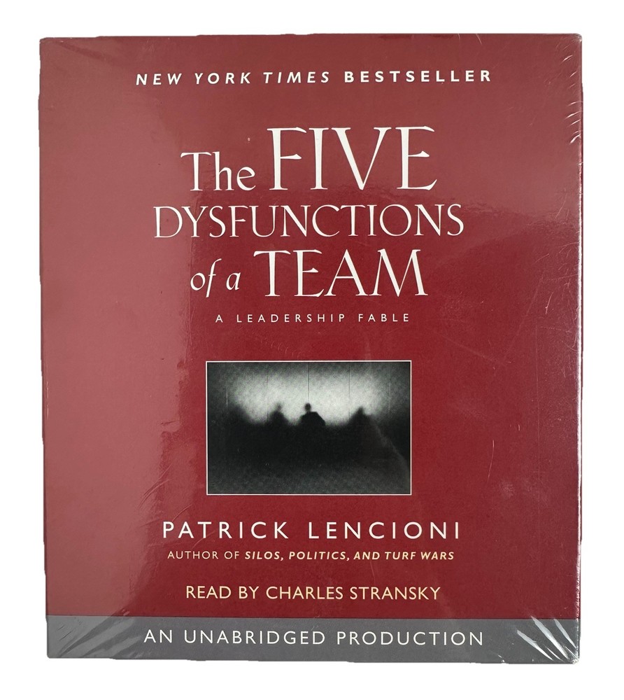 The Five Dysfunctions of a Team: A Leadership Fable, Audio CD (3 Compact Discs )FREE SHIPPING
