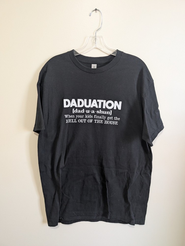 NWT Men's Size Large Dad Joke Funny Humor T-Shirt Tee Short Sleeve