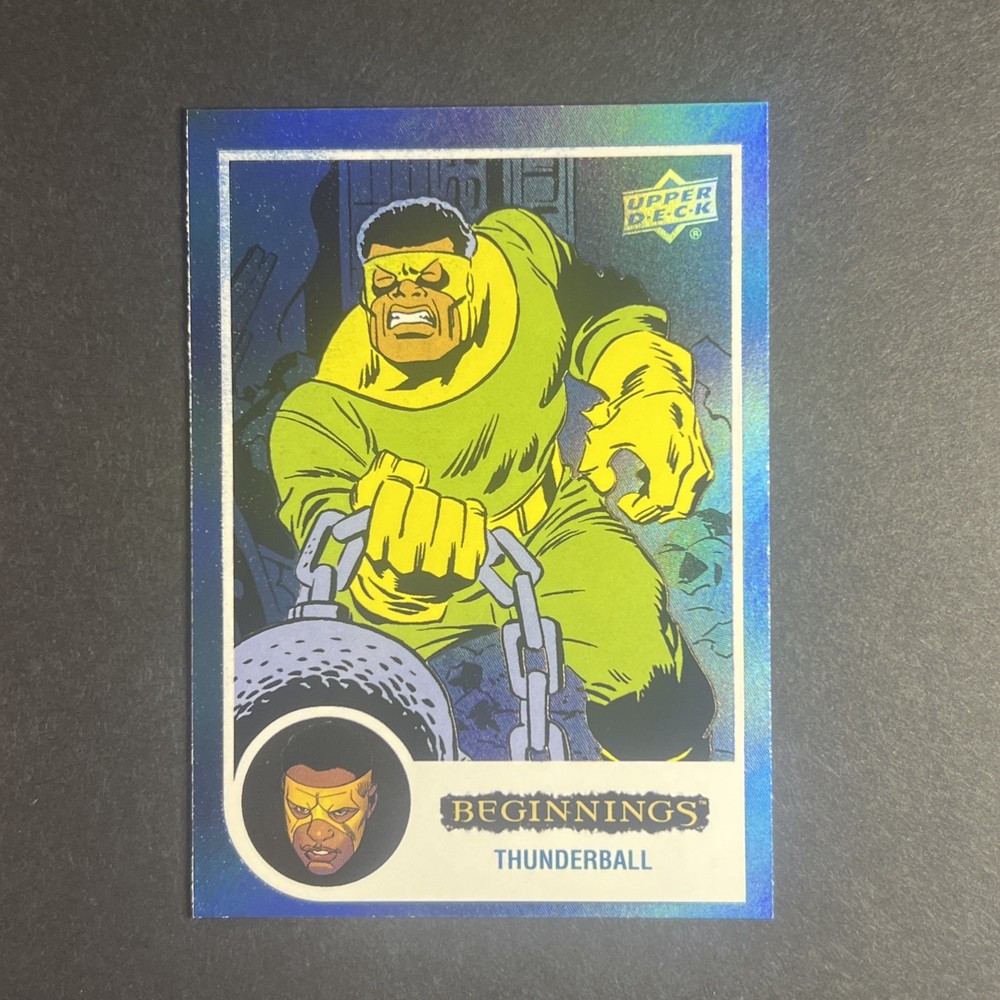 THUNDERBALL 2023 Upper Deck Marvel Beginnings #FFX119 Flipped Fx Blue 033/125