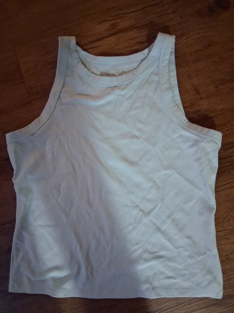 Free Assembly Women's XLarge Cutaway Tank Top Light Blue