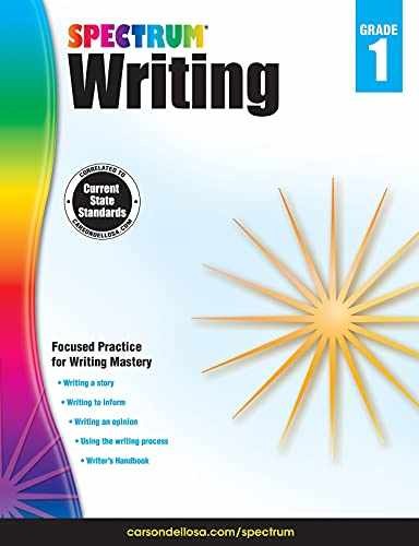 Spectrum First Grade Writing Workbook, - Paperback, by Spectrum - Very Good m