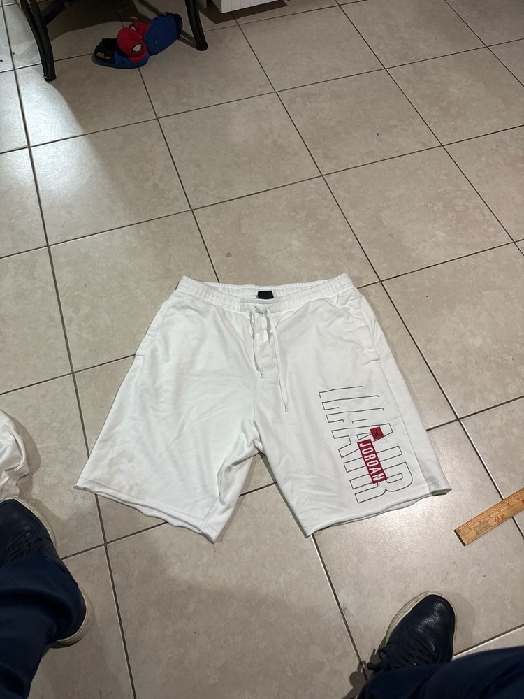 Jordan Jumpman Air Fleece Graphic Sweat Shorts White XXL White